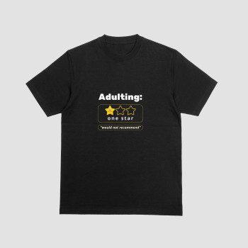 Adulting one star Adulting one star